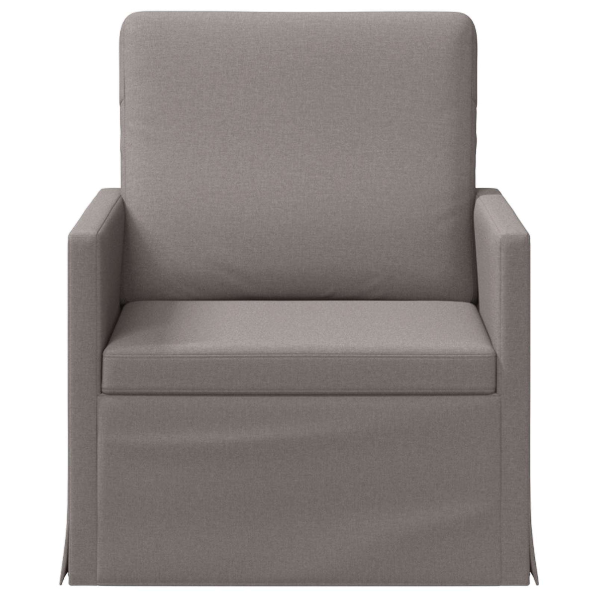 Vidaxl fauteuil taupe 70 x 81 x 82 cm stof