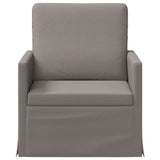 Vidaxl fauteuil taupe 70 x 81 x 82 cm stof
