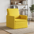 Vidaxl fauteuil lichtgeel 70 x 81 x 82 cm stof