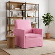 Vidaxl fauteuil roze 70 x 81 x 82 cm stof