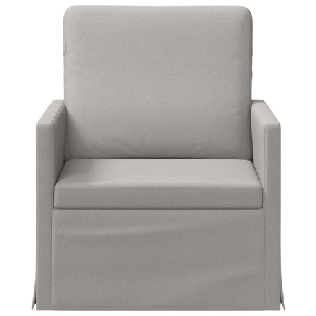 Vidaxl fauteuil wolkengrijs 70 x 81 x 82 cm stof