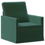 Vidaxl fauteuil donkergroen 70 x 81 x 82 cm fluweel