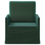 Vidaxl fauteuil donkergroen 70 x 81 x 82 cm fluweel