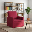 Vidaxl fauteuil wijnrood 70 x 81 x 82 cm fluweel