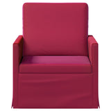 Vidaxl fauteuil wijnrood 70 x 81 x 82 cm fluweel