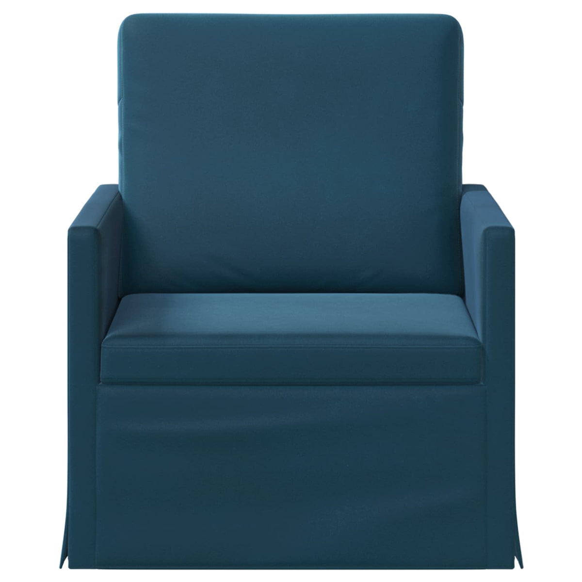 Vidaxl fauteuil blauw 70 x 81 x 82 cm fluweel
