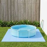 Vidaxl zwembad grondmat 24 st blauw 8,64 m² eva schuim