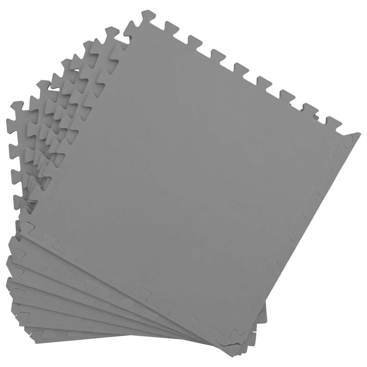 Vidaxl zwembad grondmat 40 st grijs 14,4 m² eva schuim