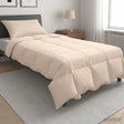 Vidaxl dekbedset 2 st 155 x 200 cm winter 350 gsm beige