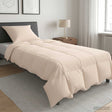 Vidaxl dekbedset 2 st 135 x 200 cm winter 350 gsm beige