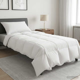 Vidaxl dekbedset 2 st 140 x 200 cm winter bamboe wit