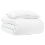 Vidaxl jaar rond dekbed set 2 st 155 x 200 cm alle seizoenen wit
