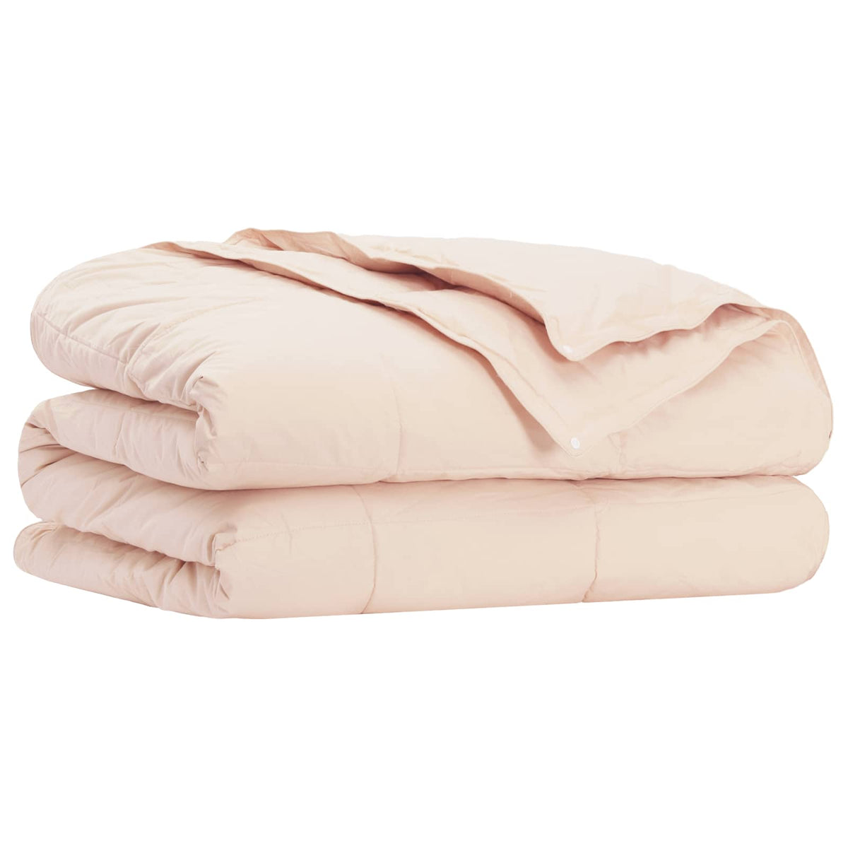 Vidaxl dekbedset 2 st 260 x 220 cm kapok en polyester beige