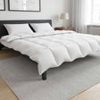 Vidaxl dekbed set 200 x 240 cm nee katoen, bamboe, polyester wit