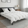 Vidaxl dekbed set 200 x 200 cm nee katoen, bamboe, polyester wit