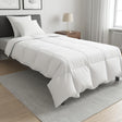 Vidaxl dekbed set 135 x 220 cm nee katoen, bamboe, polyester wit