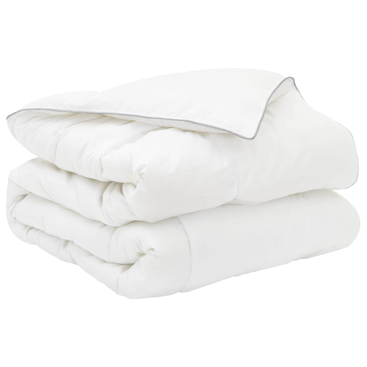 Vidaxl dekbed set 140 x 220 cm nee katoen, bamboe, polyester wit