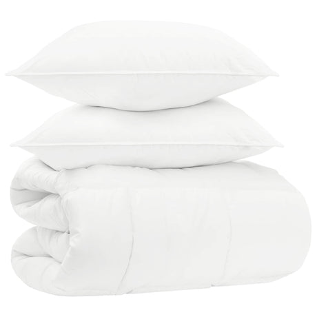 Vidaxl winter deken set 3 st wit bamboevezel