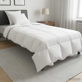 Vidaxl dekbedset 2 st 135 x 220 cm zomer 150 gsm bamboevezel wit