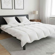 Vidaxl dekbedset met kussen wit 240 x 220 cm polyester, bamboe