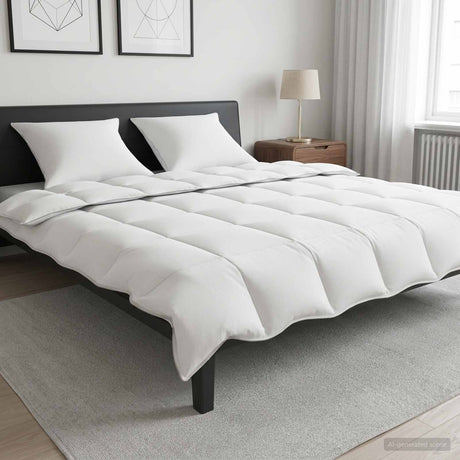 Vidaxl dekbed en hoofdkussen set 3 st 200 x 200 cm winter 430 g stuk