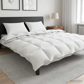 Vidaxl dekbedset 3 st 200 x 200 cm alle seizoenen bamboe wit