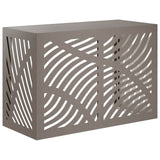Vidaxl airconditioner hoes roestkleurig 90 x 40 x 60 cm weervast staal