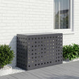 Vidaxl airconditioner hoes antraciet 90 x 40 x 60 cm staal