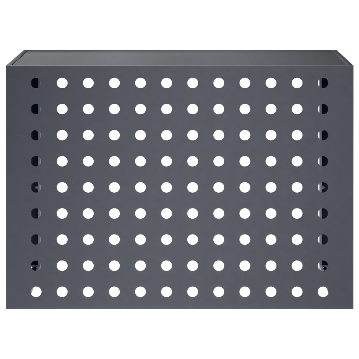 Vidaxl airconditioner hoes antraciet 100 x 50 x 70 cm staal