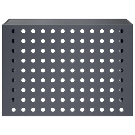 Vidaxl airconditioner hoes antraciet 100 x 50 x 70 cm staal