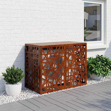 Vidaxl airconditioner hoes roestkleurig 100 x 50 x 70 cm