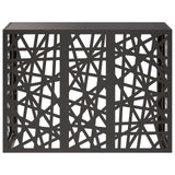 Vidaxl airconditioner hoes zwart 110 x 50 x 80 cm staal