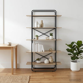 Vidaxl boekenrek 5-laags 100 x 35 x 175,5 cm pb sonoma eiken