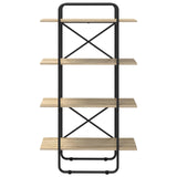 Vidaxl boekenrek 4-laags 80 x 35 x 140 cm pb sonoma eiken