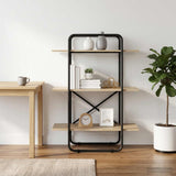 Vidaxl boekenrek 3-laags 80 x 35 x 105 cm pb sonoma eiken