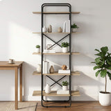 Vidaxl boekenrek 5-laags 60 x 35 x 175,5 cm pb sonoma eiken