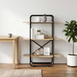 Vidaxl boekenrek 3-laags 60 x 35 x 105 cm pb sonoma eiken