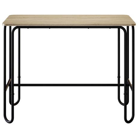 Vidaxl eettafel 100 x 50 x 75 cm bewerkt hout sonoma eiken rechthoekig