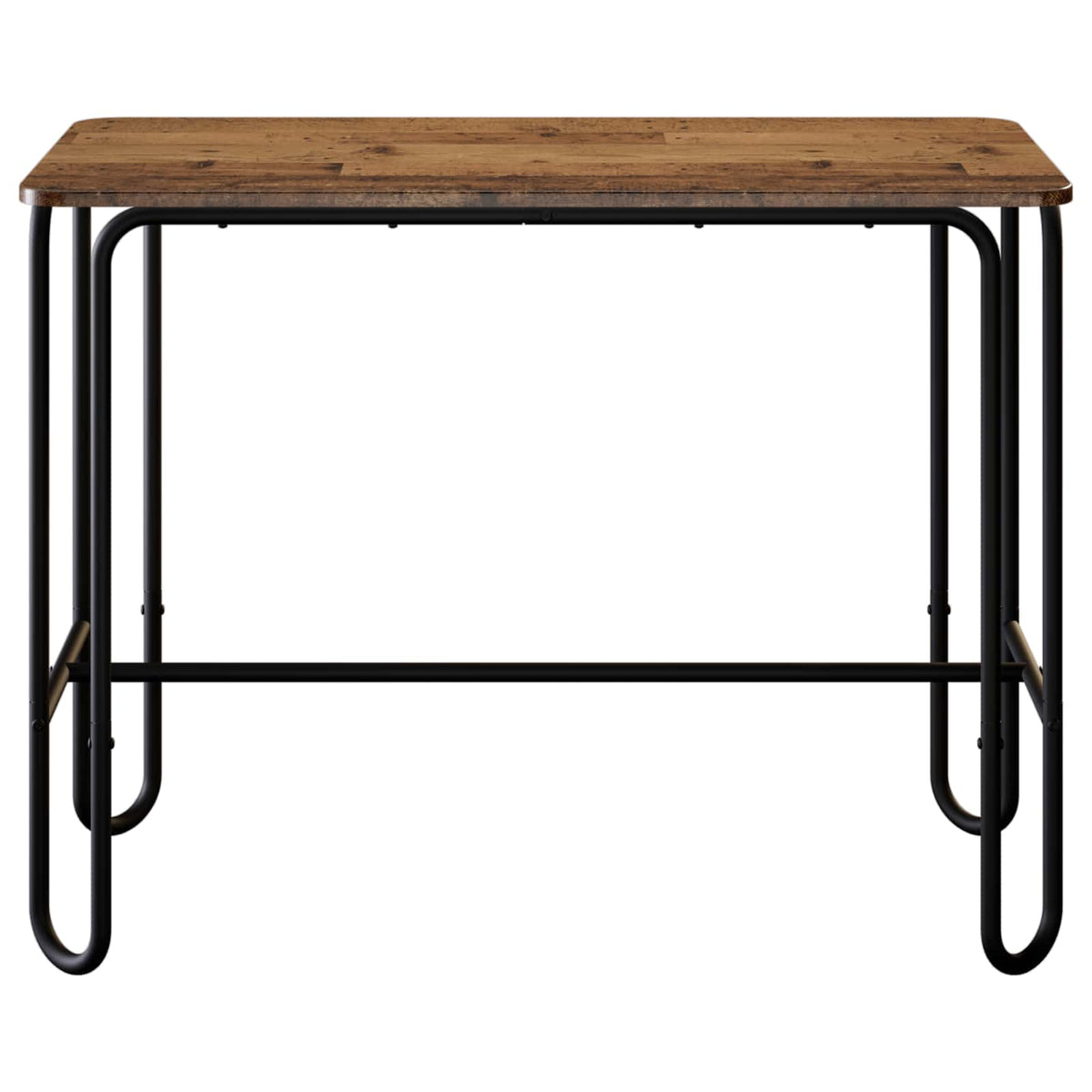 Vidaxl eettafel 100 x 50 x 75 cm bewerkt hout oud hout rechthoekig