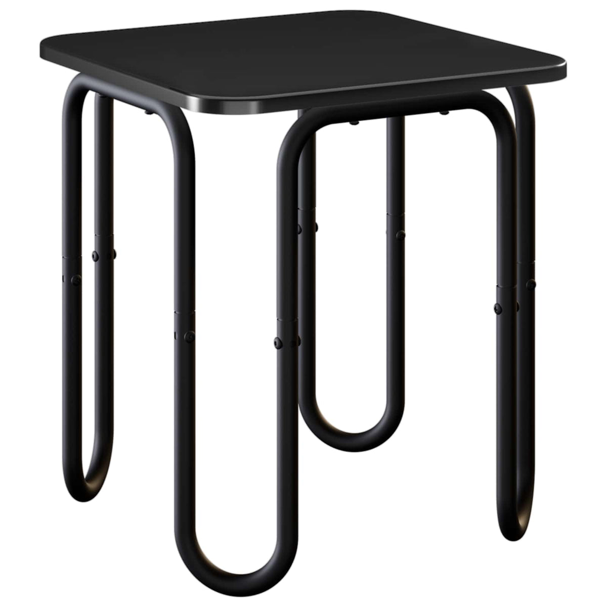 Vidaxl salontafel zwart 40 x 40 x 45 cm bewerkt hout