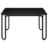 Vidaxl salontafel zwart 59 x 59 x 45 cm bewerkt hout
