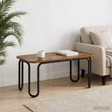 Vidaxl salontafel oud hout 79,5 x 40 x 36 cm bewerkt hout