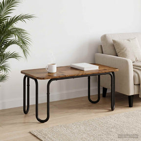 Vidaxl salontafel oud hout 79,5 x 40 x 36 cm bewerkt hout