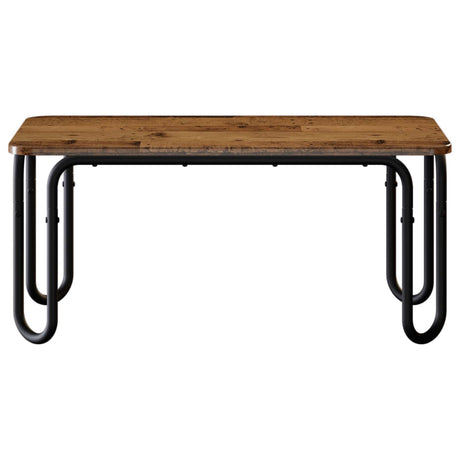 Vidaxl salontafel oud hout 79,5 x 40 x 36 cm bewerkt hout