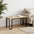 Vidaxl salontafel sonoma eiken 100 x 50 x 45 cm bewerkt hout