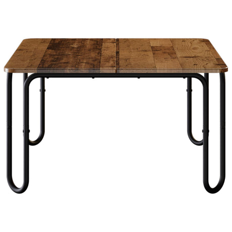Vidaxl salontafel oud hout 100 x 100 x 45 cm bewerkt hout