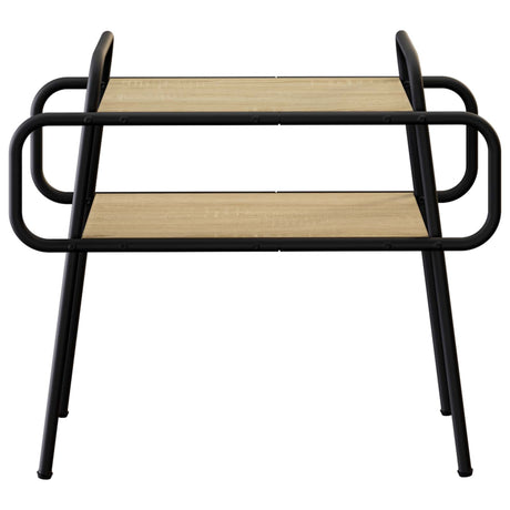 Vidaxl salontafel sonoma eiken 60 x 30 x 51 cm bewerkt hout