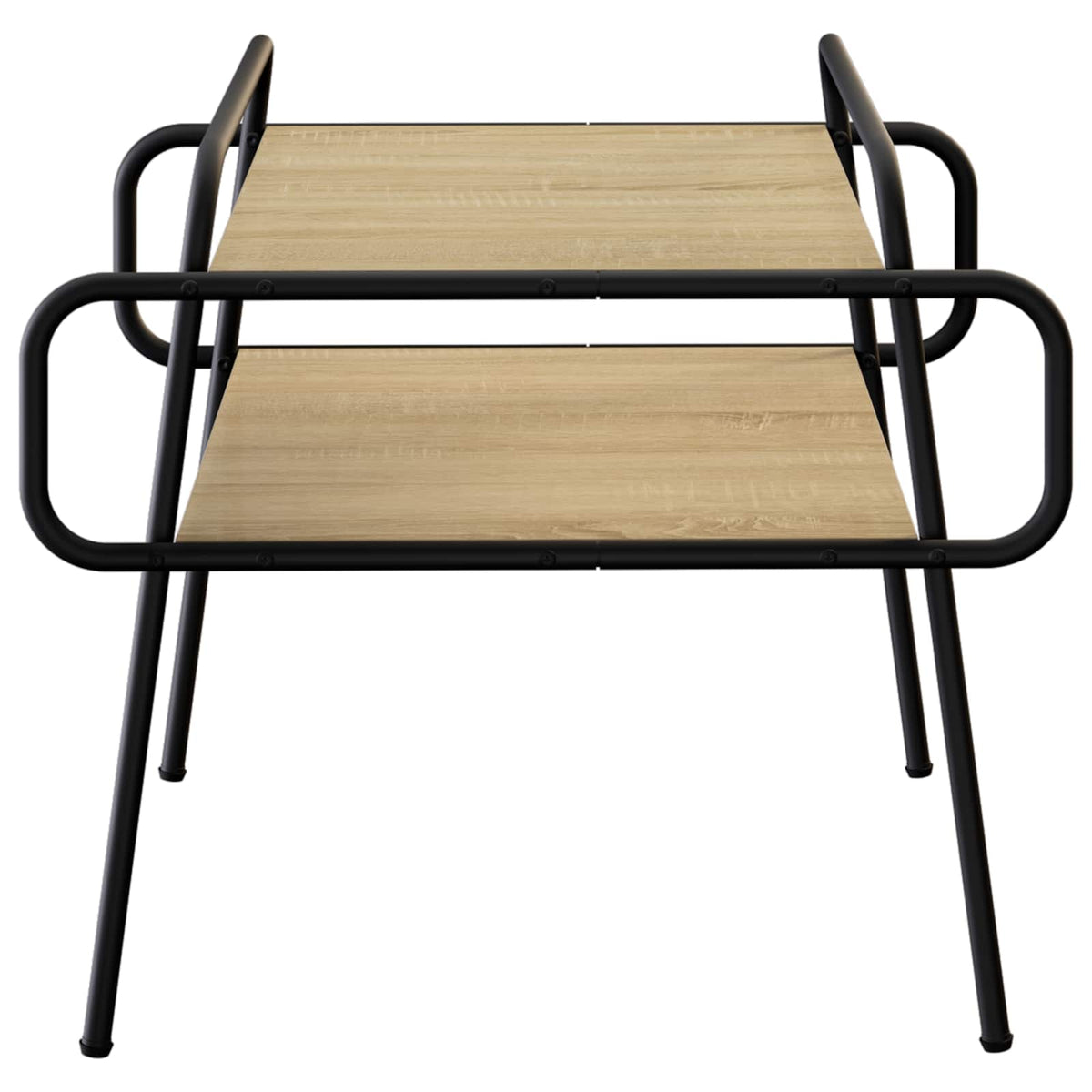 Vidaxl salontafel sonoma eiken 60 x 60 x 51 cm bewerkt hout