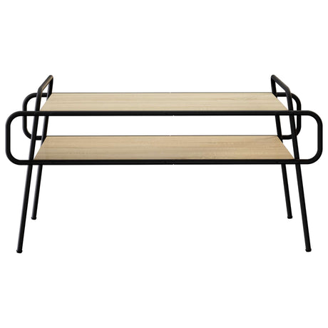 Vidaxl salontafel sonoma eiken 100 x 50 x 51 cm bewerkt hout