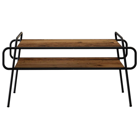 Vidaxl salontafel oud hout 100 x 50 x 51 cm bewerkt hout
